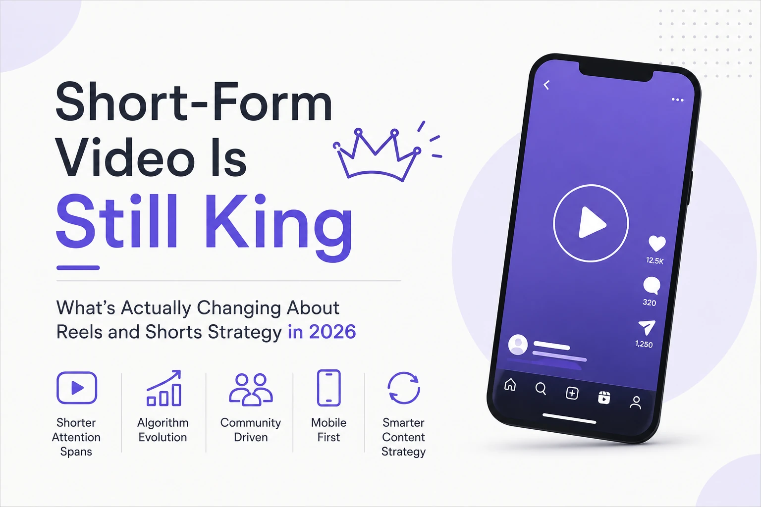 Short-Form Video Is Still King: What's Actually Changing About Reels and Shorts Strategy in 2026