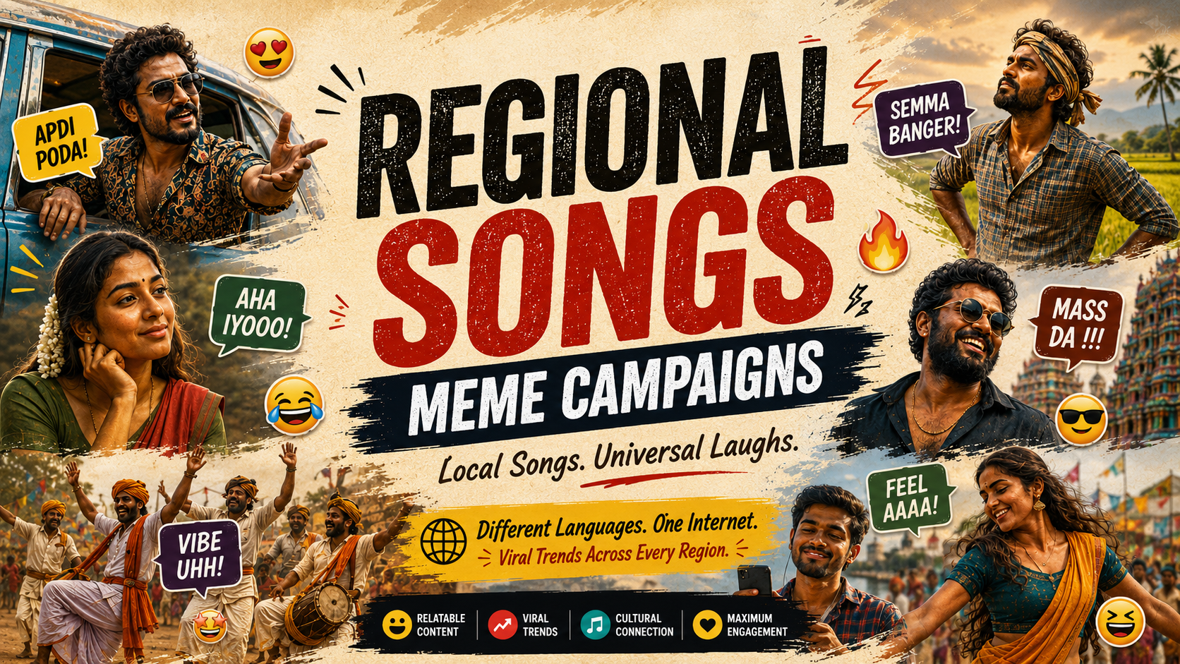 Regional Songs Meme Campaigns