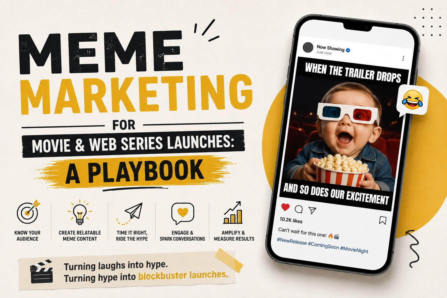 Meme Marketing for Movie & Web Series Launches: A Playbook